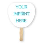 Custom Fans - Leaf Shaped Hand Fan