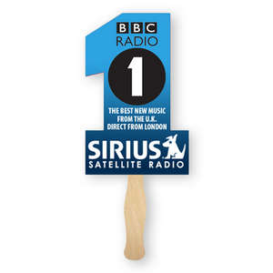 Custom Promotional #1 Shaped Thrifty Hand Fan