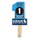 Personalized Fans - #1 Shaped Thrifty Hand Fan