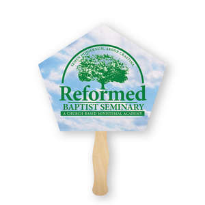 Custom Promotional Church Shaped Thrifty Hand Fan