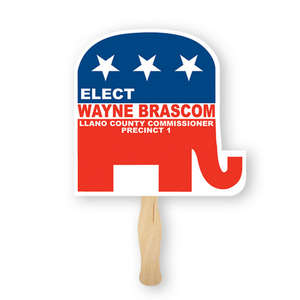Custom Promotional Elephant Shaped Thrifty Hand Fan