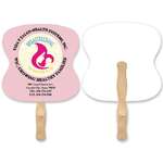 Wholesale Fans - Hourglass Shaped Thrifty Hand Fan