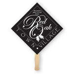 Wholesale Fans - Diamond Shaped Thrifty Hand Fan