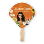 Wholesale Fans - Clam Shell Shaped Thrifty Hand Fan