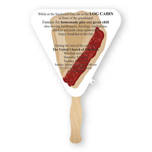 Custom Promotional Triangle Shaped Thrifty Hand Fan