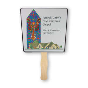 Custom Promotional Tapered Shaped Thrifty Hand Fan