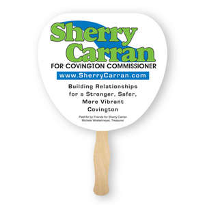 Custom Promotional Leaf Shaped Thrifty Hand Fan