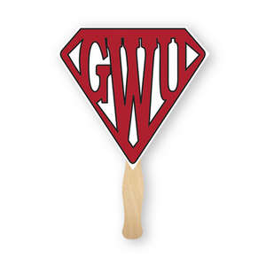 Custom Promotional Gem Shaped Thrifty Hand Fan