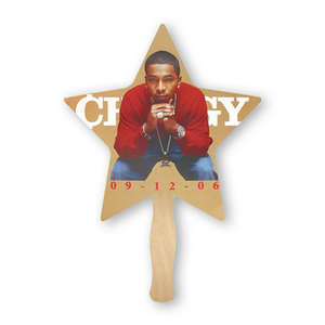 Custom Promotional Star Shaped Thrifty Hand Fan