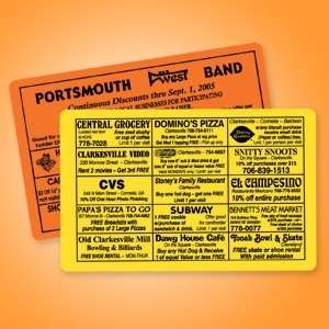Custom Promotional Discount Card