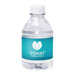 Custom Food & Drink - Flat Cap Bottled Water - 8oz