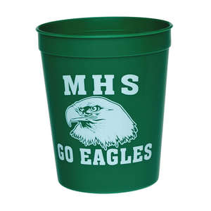 Custom Promotional Stadium Cup - 16 oz Smooth Plastic