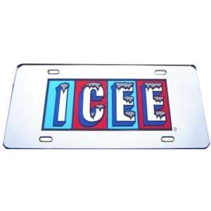 Custom Promotional Acrylic Mirror License Plate