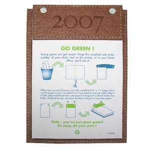 Recycled Deskpad Jotter - 5-1/2