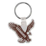 Promotional Stock Keychains - Eagle Soft Plastic Custom Key Chain 1-7/8"