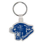 Wholesale Stock Keychains - Panther Head Soft Plastic Custom Key Chain 2"