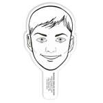 Customized Fans - Face Plastic Hand Fan