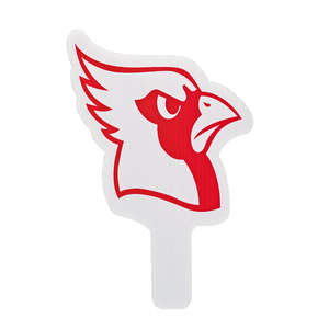 Custom Promotional Cardinal Plastic Hand Fan
