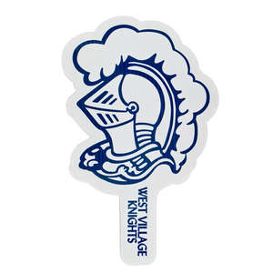 Custom Promotional Knight Helm Plastic Hand Fan