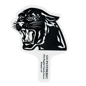 Panther Plastic Hand Fan