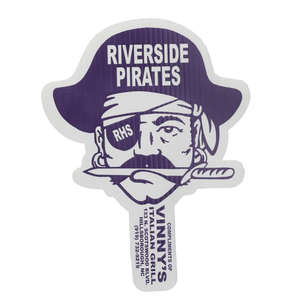 Custom Promotional Pirate Plastic Hand Fan