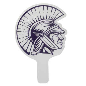 Trojan Plastic Hand Fan