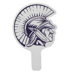 Personalized Fans - Trojan Plastic Hand Fan