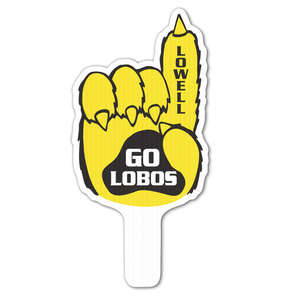 Custom Promotional #1 Paw Finger Plastic Hand Fan