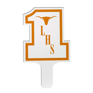 Custom Promotional Number One Plastic Hand Fan