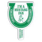 Imprinted Fans - Horseshoe Plastic Hand Fan