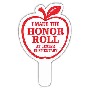Custom Promotional Apple Plastic Hand Fan