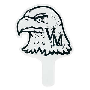 Custom Promotional Eagle Plastic Hand Fan