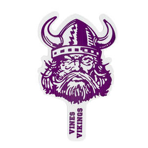Custom Promotional Viking Plastic Hand Fan