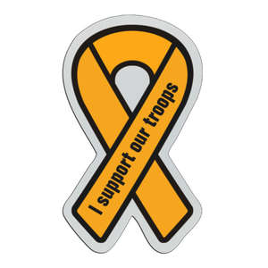 Custom Promotional Looped Ribbon Badge 1 3/8"x2-3/8"