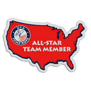 USA Shape Badge 2-1/8"x3-1/4"