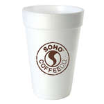 Custom Plastic Cups & Stadium Cups - Hot - Cold Foam Cups 16oz