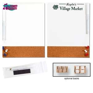 Custom Promotional Dry-Erase Cork Combo Board