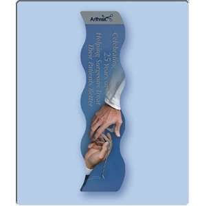 Custom Promotional Wave Bookmark - 2" x 8" (Unlaminated)