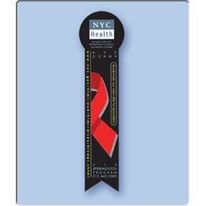Custom Promotional Rosette Bookmark - 2" x 8" (Unlaminated)
