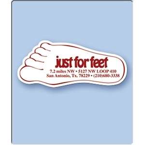 Custom Promotional Foot Shape Magnet - 20 mil, Indoor