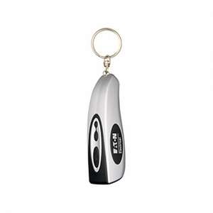 Custom Promotional Projection Clock Keyring - Silver