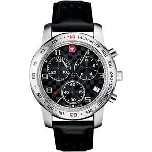 Custom Promotional Wenger Mens Rallye Des Alpes Black Strap Chronograph