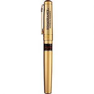 Custom Promotional Cutter & Buck American Classic Gold Resin Roller Ball