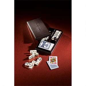 Fireside Card Set With Dominos 