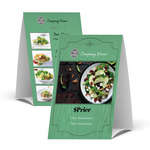 Salads Table Tent 4" x 6" Rectangle Vertical