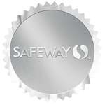 Embossed Foil Seal - Circle 2" Dia. Sawtooth Edge