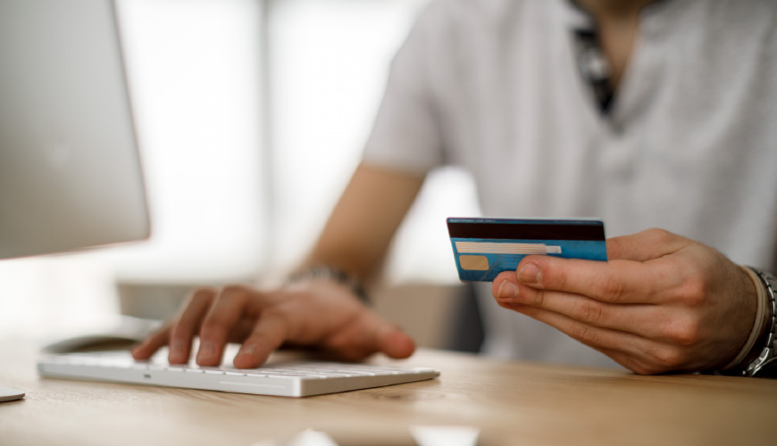 customer paying online