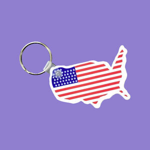 Patriotic Keychains & Key Tags