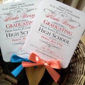 Personalized Paper Hand Fans