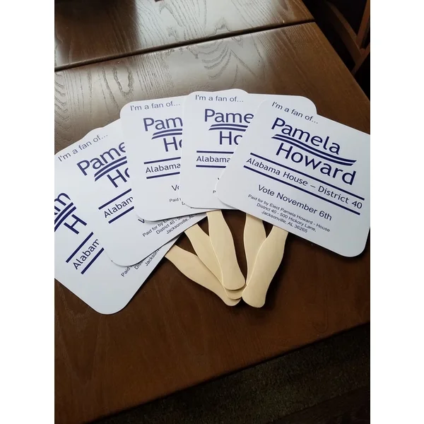 Square Hand Fan with Rounded Corners